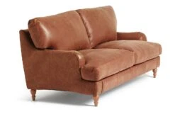 Habitat Livingston Leather 3 Seater Sofa - Tan -Home Sales Store 5397213 R Z003A