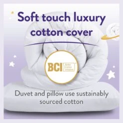 Slumberdown Luxury Cotton 4.5Tog Kids Duvet & Pillow –Single -Home Sales Store 5459010 R Z004A
