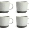Habitat Textured Ripple Set Of 4 Mugs - Neutral 2 Habitat Textured Ripple Set Of 4 Mugs - Neutral -Home Sales Store 5642171 R Z001A