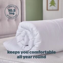 Silentnight Eco Comfort 10.5 Tog Duvet - Single 15 Silentnight Eco Comfort 10.5 Tog Duvet - Single -Home Sales Store 5665299 R Z005A
