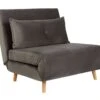 Habitat Roma Single Velvet Chairbed - Charcoal -Home Sales Store 5791417 R Z001A
