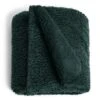 Habitat Faux Shearling Throw - Green - 125X150cm -Home Sales Store 5796261 R Z001A