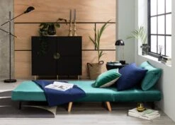 Habitat Roma Single Velvet Chairbed - Teal -Home Sales Store 5828108 R Z003C