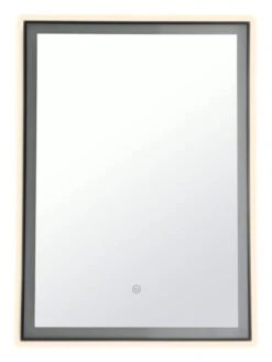 Habitat Rectangle Backlight LED Mirror - Black -Home Sales Store 6025601 R Z003A