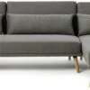Habitat Andy Right Corner Fabric Clic Clac Sofa Bed - Grey -Home Sales Store 6132941 R Z001A