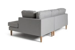 Habitat Joshua Fabric Corner Chaise Sofa - Light Grey -Home Sales Store 6205737 R Z004A