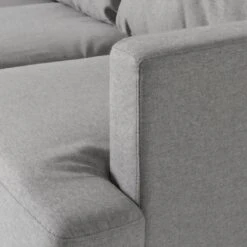 Habitat Joshua Fabric Corner Chaise Sofa - Light Grey -Home Sales Store 6205737 R Z009A