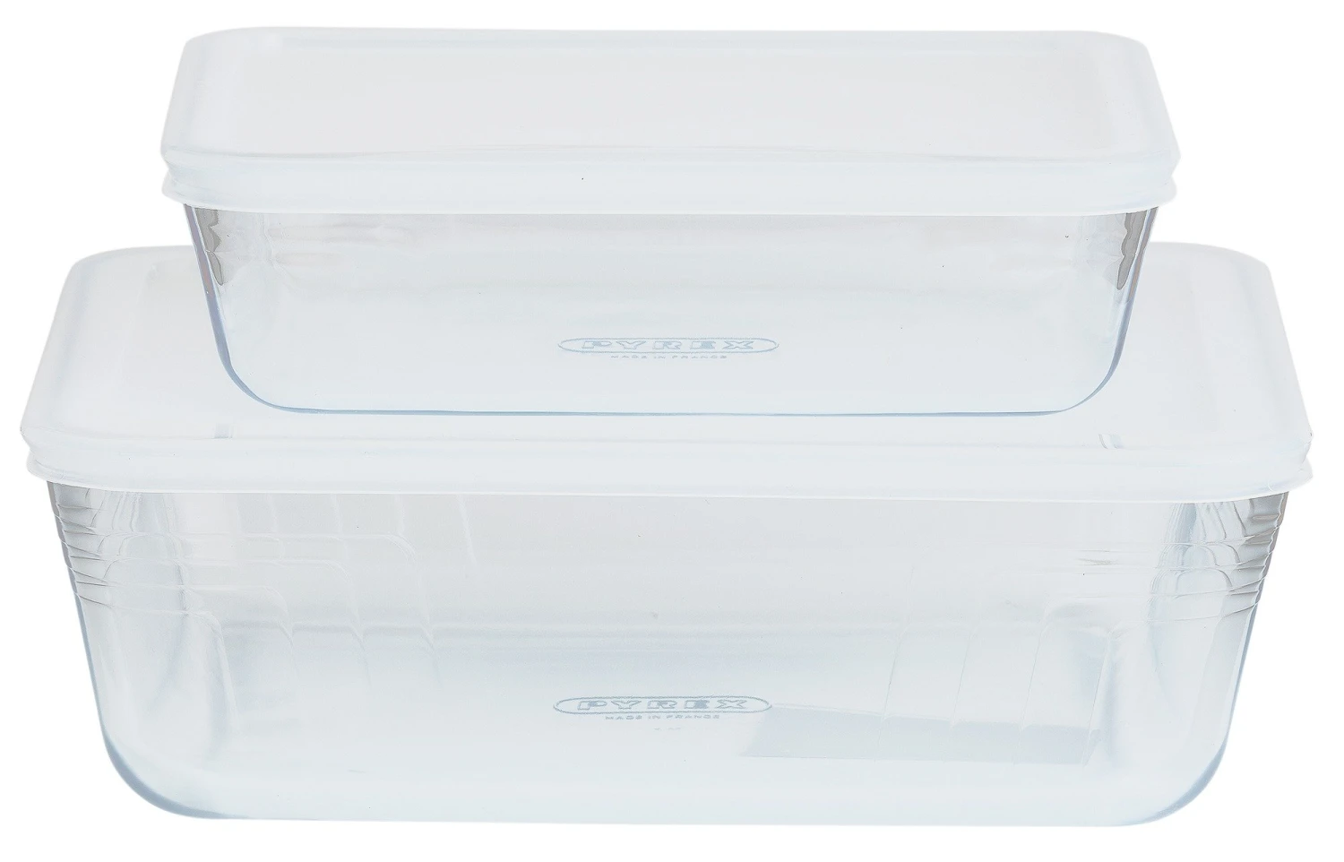 Pyrex Set Of 2 Glass Roasters With Plastic Storage Lids 5 Pyrex Set Of 2 Glass Roasters With Plastic Storage Lids - Image 3