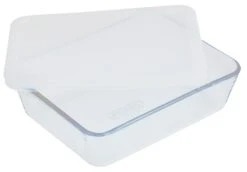 Pyrex Set Of 2 Glass Roasters With Plastic Storage Lids 11 Pyrex Set Of 2 Glass Roasters With Plastic Storage Lids -Home Sales Store 6209654 R Z006A