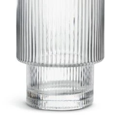 Habitat Ribbed Set Of 4 Hi Ball Glasses -Home Sales Store 6222442 R Z004A