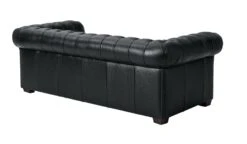 Habitat Chesterfield Leather 3 Seater Sofa - Black 15 Habitat Chesterfield Leather 3 Seater Sofa - Black -Home Sales Store 6227777 R Z002A