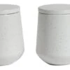 Habitat Addison 2 Piece Storage Canister - White -Home Sales Store 6609429 R Z001A