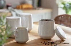 Habitat Addison 2 Piece Storage Canister - White -Home Sales Store 6609429 R Z001C