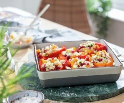 Habitat Speckle 27cm Square Ceramic Roaster 9 Habitat Speckle 27cm Square Ceramic Roaster -Home Sales Store 6796167 R Z001C