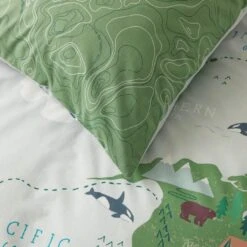 Habitat Kids Cotton World Map Print Bedding Set - Toddler -Home Sales Store 6823786 R Z003C