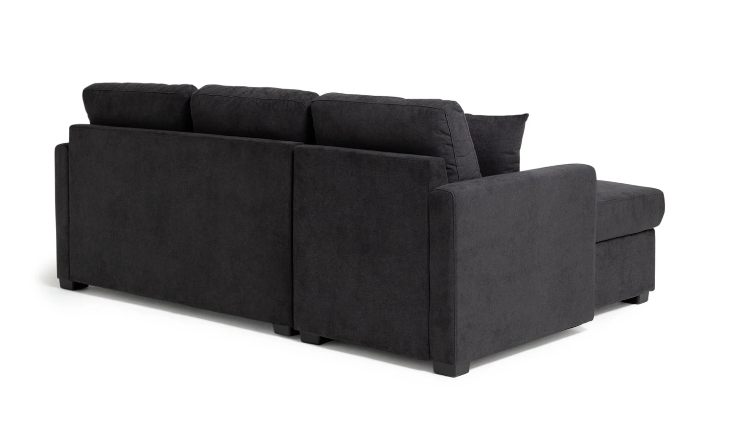 Habitat Reagan Left Corner Chaise Sofa Bed - Charcoal 8 Habitat Reagan Left Corner Chaise Sofa Bed - Charcoal - Image 6