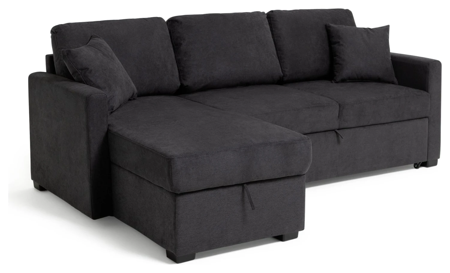 Habitat Reagan Left Corner Chaise Sofa Bed - Charcoal 12 Habitat Reagan Left Corner Chaise Sofa Bed - Charcoal - Image 10