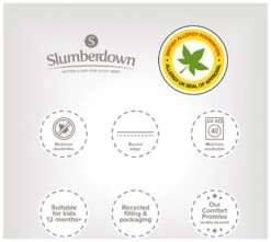 Slumberdown Anti Allergy 4 Tog Kids Duvet - Toddler -Home Sales Store 6996448 R Z013A