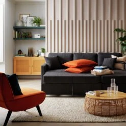 Habitat Reagan Right Corner Chaise Sofa Bed - Charcoal -Home Sales Store 7005307 R Z002C