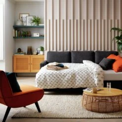 Habitat Reagan Right Corner Chaise Sofa Bed - Charcoal -Home Sales Store 7005307 R Z003C