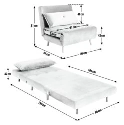 Habitat Roma Single Chairbed - Grey -Home Sales Store 7049112 R E001