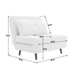 Habitat Roma Single Chairbed - Grey -Home Sales Store 7049112 R Z003A