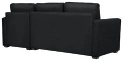 Habitat Reagan Corner Chaise Faux Leather Sofa Bed - Black -Home Sales Store 7067668 R Z005A