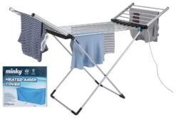 Minky Wing 12m Heated Clothes Airer With Cover -Home Sales Store 7076006 R Z002A