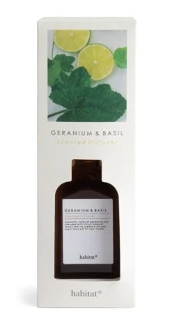Habitat 150ml Scented Diffuser - Geranium & Basil -Home Sales Store 7160149 R Z002A
