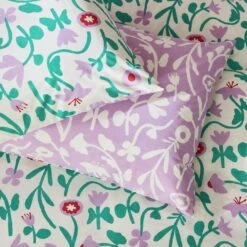 Habitat 180TC Floral Green & Pink Bedding Set - Single -Home Sales Store 7161038 R Z003A