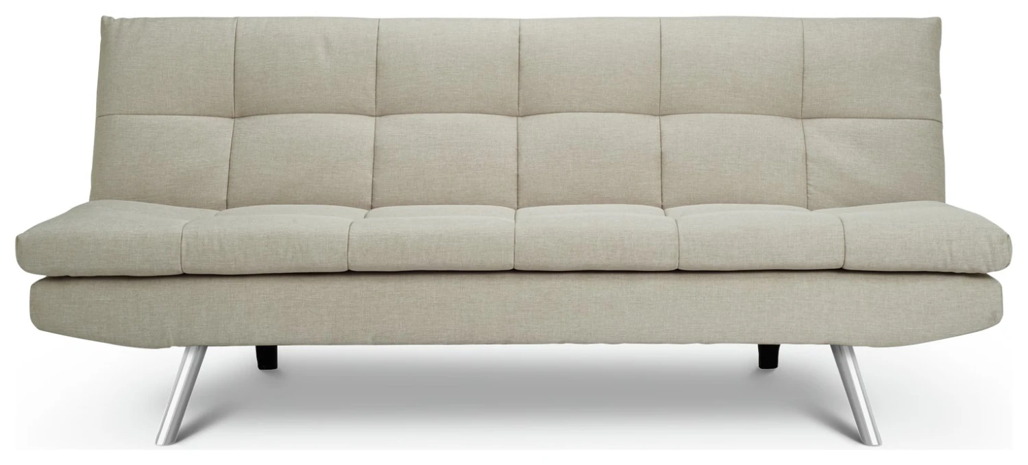 Habitat Nolan Fabric Clic Clac Sofa Bed - Natural 3 Habitat Nolan Fabric Clic Clac Sofa Bed - Natural
