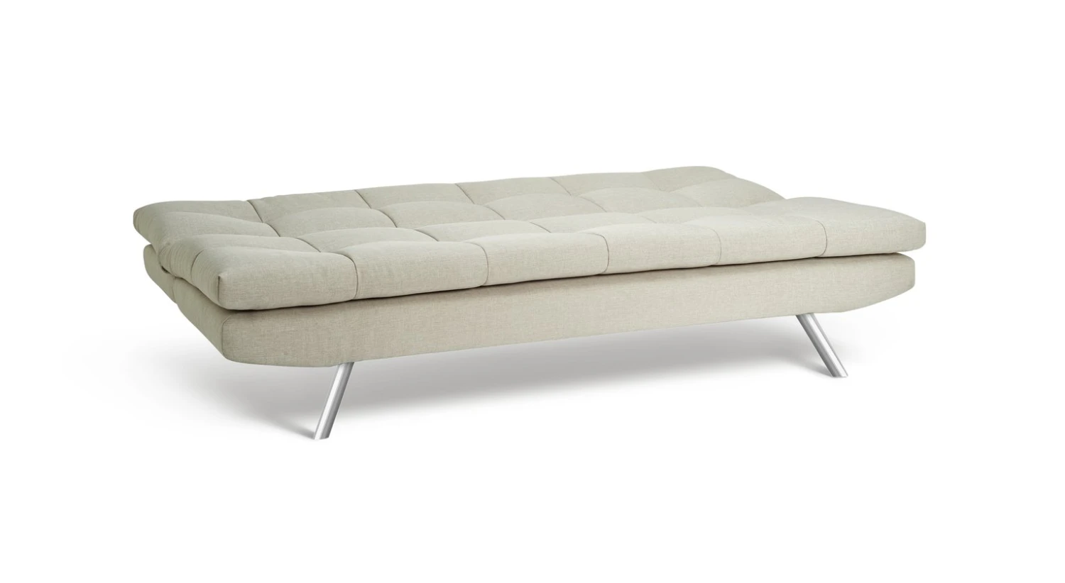Habitat Nolan Fabric Clic Clac Sofa Bed - Natural 4 Habitat Nolan Fabric Clic Clac Sofa Bed - Natural - Image 2