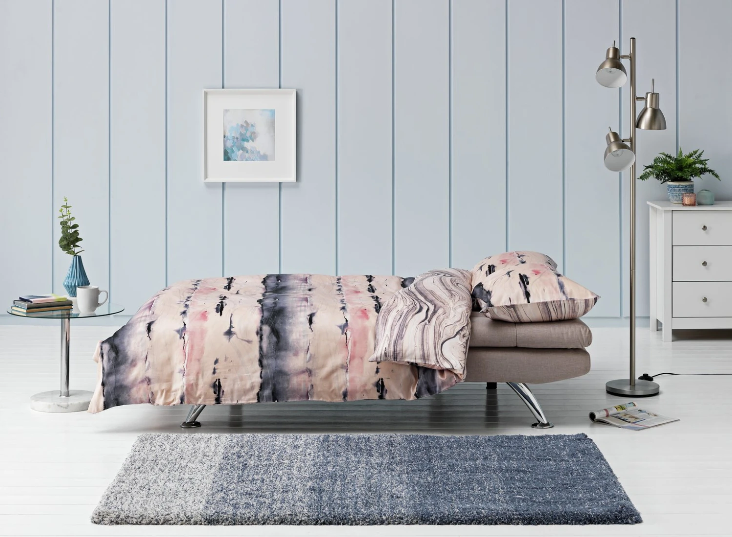 Habitat Nolan Fabric Clic Clac Sofa Bed - Natural 8 Habitat Nolan Fabric Clic Clac Sofa Bed - Natural - Image 6