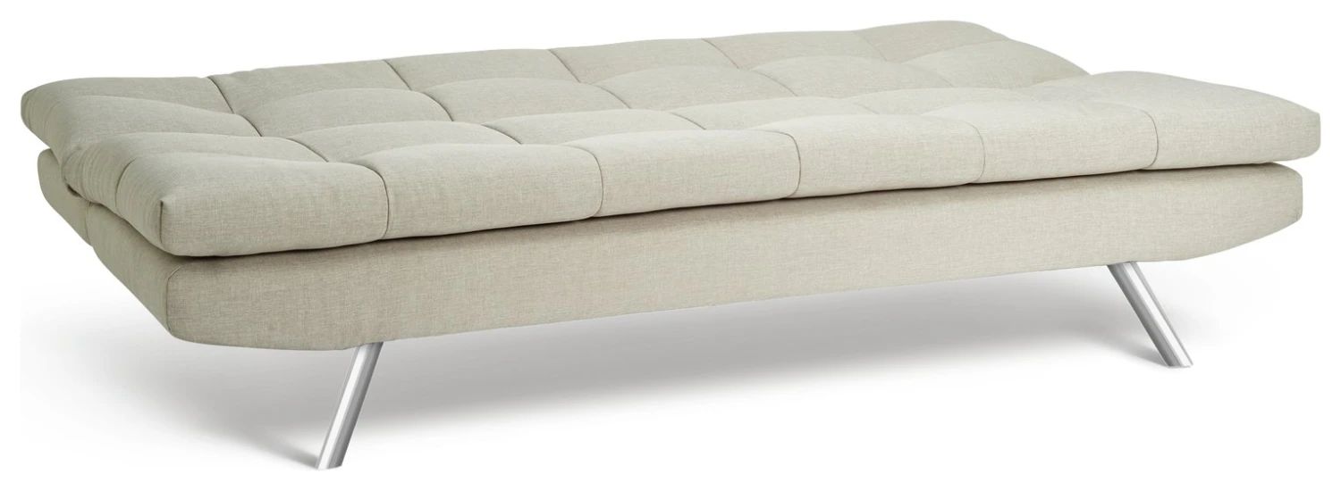 Habitat Nolan Fabric Clic Clac Sofa Bed - Natural 5 Habitat Nolan Fabric Clic Clac Sofa Bed - Natural - Image 3