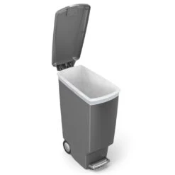 Simplehuman 40 Litre Plastic Slim Pedal Bin - Grey -Home Sales Store 7277070 R Z003A
