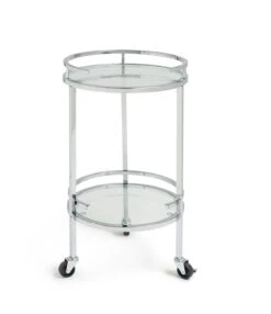 Habitat Chrome And Glass Drinks Trolley -Home Sales Store 7312966 R Z002A