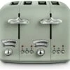 De'Longhi CTO4.GR Argento Flora 4 Slice Toaster - Green 1 De'Longhi CTO4.GR Argento Flora 4 Slice Toaster - Green -Home Sales Store 7453784 R Z001A