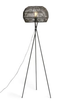 Habitat Global Rope Tripod Floor Lamp - Black -Home Sales Store 7485068 R Z002A