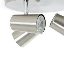 Habitat Spotlight 3 Light Plate - Brushed Chrome -Home Sales Store 7567395 R Z003A