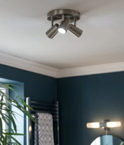 Habitat Spotlight 3 Light Plate - Brushed Chrome -Home Sales Store 7567395 R Z003C