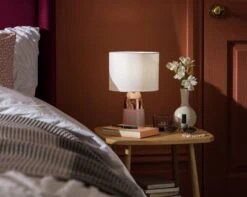 Habitat Duno Touch Table Lamp - Copper & Pink -Home Sales Store 7644191 R Z002C