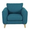 Habitat Cooper Fabric Armchair - Teal 1 Habitat Cooper Fabric Armchair - Teal -Home Sales Store 7830974 R Z001A