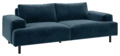Habitat Julien Velvet 3 Seater Sofa - Navy Blue -Home Sales Store 7836033 R Z002A