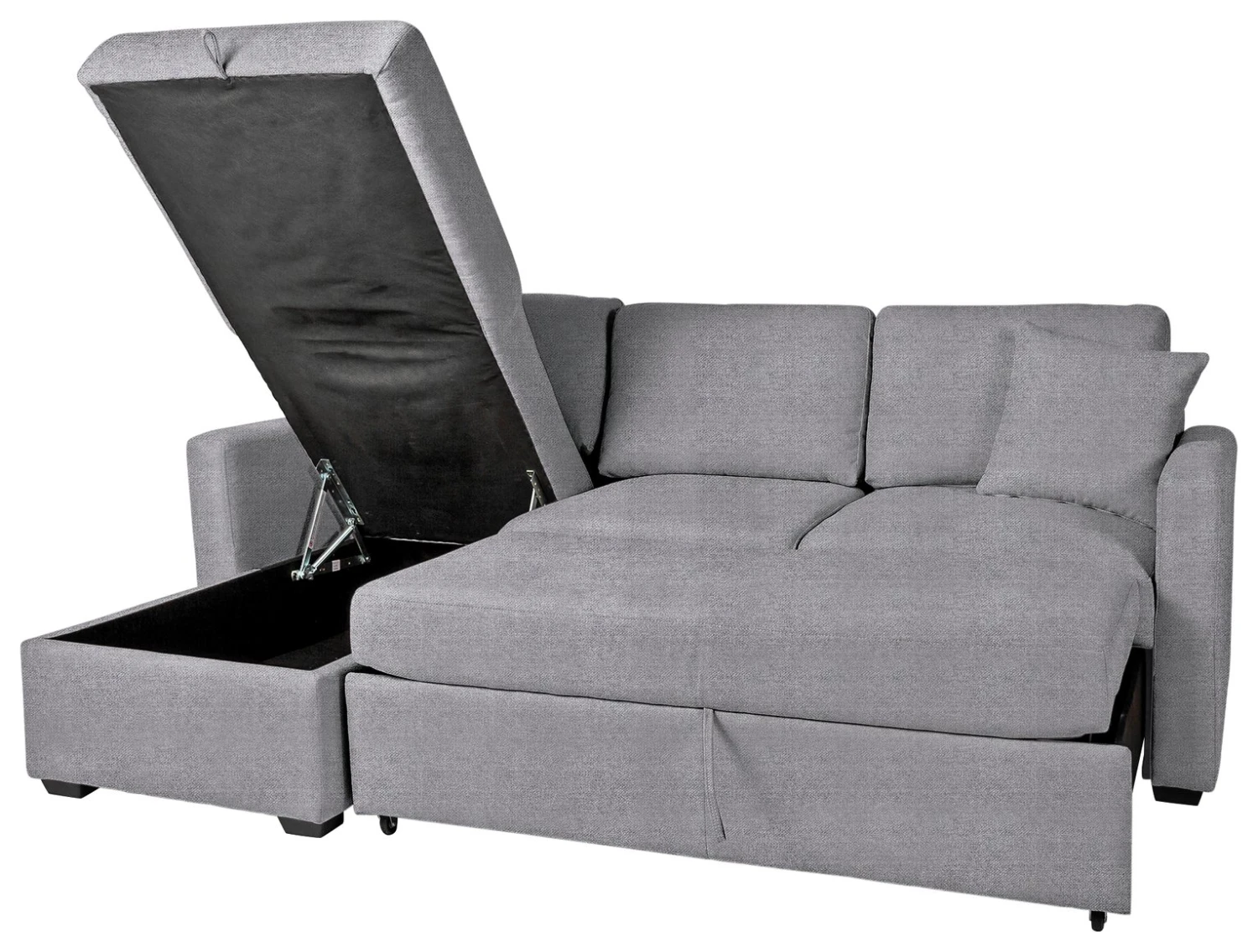 Habitat Reagan Left Corner Storage Sofa Bed - Grey 7 Habitat Reagan Left Corner Storage Sofa Bed - Grey - Image 5