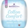 Slumberdown Cotton Comfort 10.5 Tog Duvet - Single 2 Slumberdown Cotton Comfort 10.5 Tog Duvet - Single -Home Sales Store 7878125 R Z001A