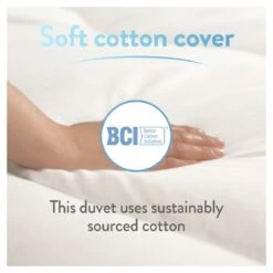 Slumberdown Cotton Comfort 10.5 Tog Duvet - Single 16 Slumberdown Cotton Comfort 10.5 Tog Duvet - Single -Home Sales Store 7878125 R Z004A