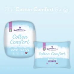 Slumberdown Cotton Comfort 10.5 Tog Duvet - Single 23 Slumberdown Cotton Comfort 10.5 Tog Duvet - Single -Home Sales Store 7878125 R Z011A