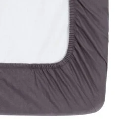 Habitat Brushed Cotton Charcoal Fitted Sheet - Toddler -Home Sales Store 7914302 R Z002A