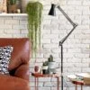 Habitat Swing Arm Floor Lamp - Matt Black -Home Sales Store 7929184 R Z001A