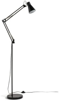 Habitat Swing Arm Floor Lamp - Matt Black -Home Sales Store 7929184 R Z001C